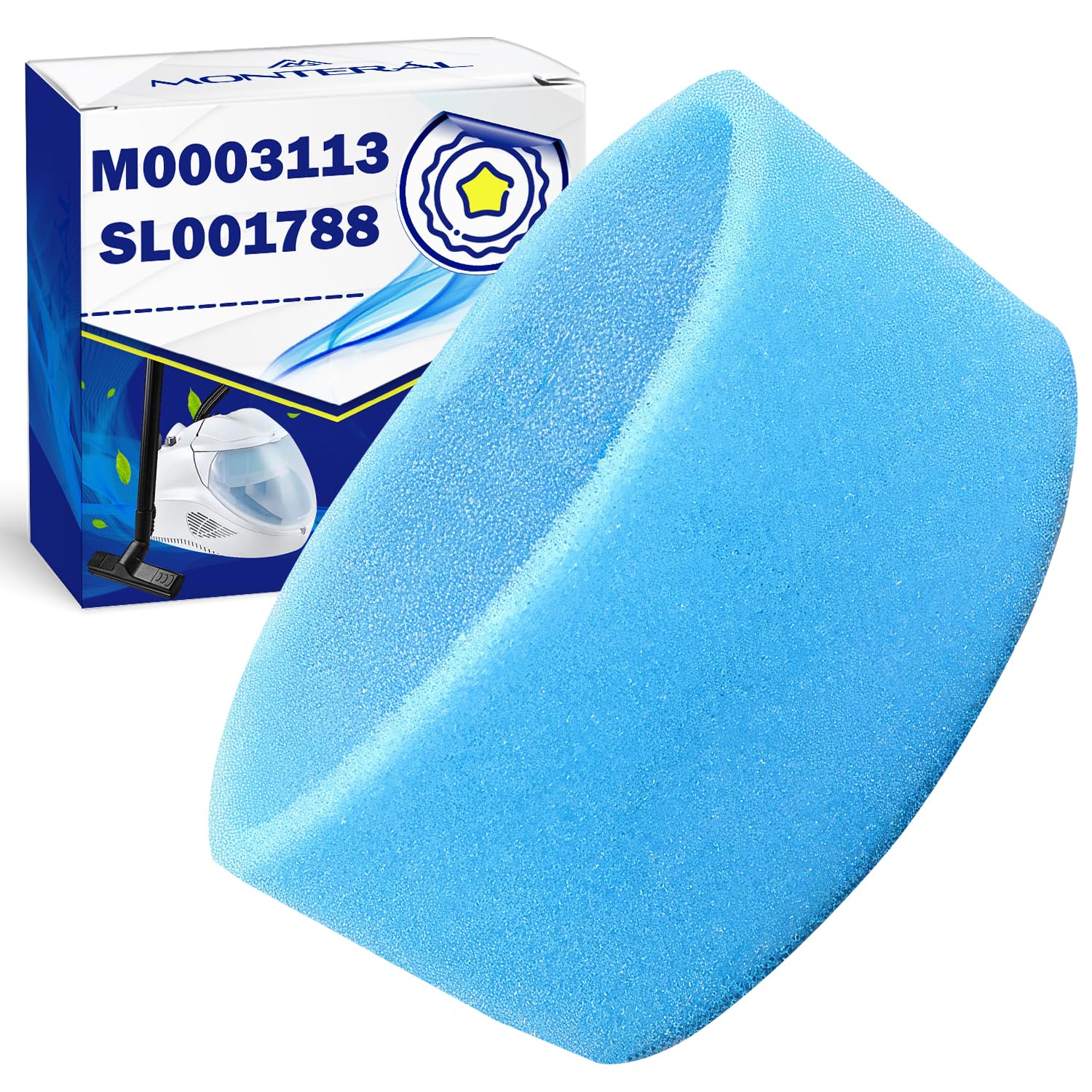 Filtro Spugna Originale Polti Vaporetto Lecoaspira - Ricambio Antibatterico Con Cod. M0003113 SL001788 - Foto 4