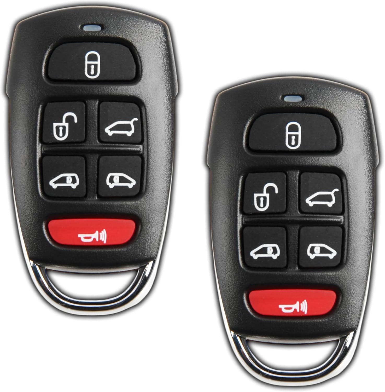 KeylessOption Keyless Entry Remote Car Key Fob Alarm for Hyundai Entorage Kia Sedona Mini Van (Pack of 2) SV3-100060235