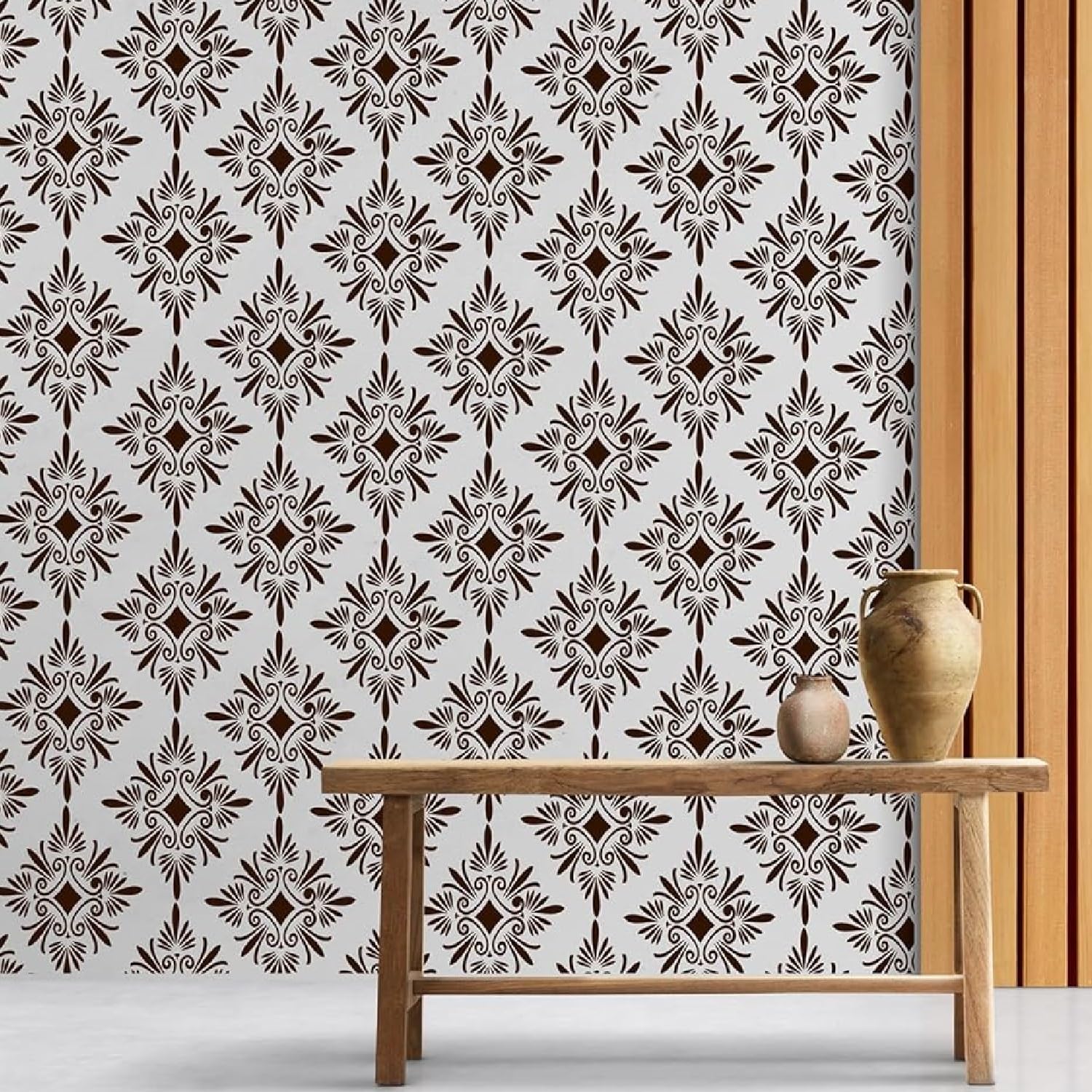 StenCart Stencil for Wall Painting Home Rangoli Pattern Reusable Wall Stencil Design for Wall Decoration(16 inchx24 inch)–DIY Reusable Design Suitable for Home & Office (Pack of 1, (STC1624-516)) (B0CR1T7TXB) Amazon Price History, Amazon Price Tracker