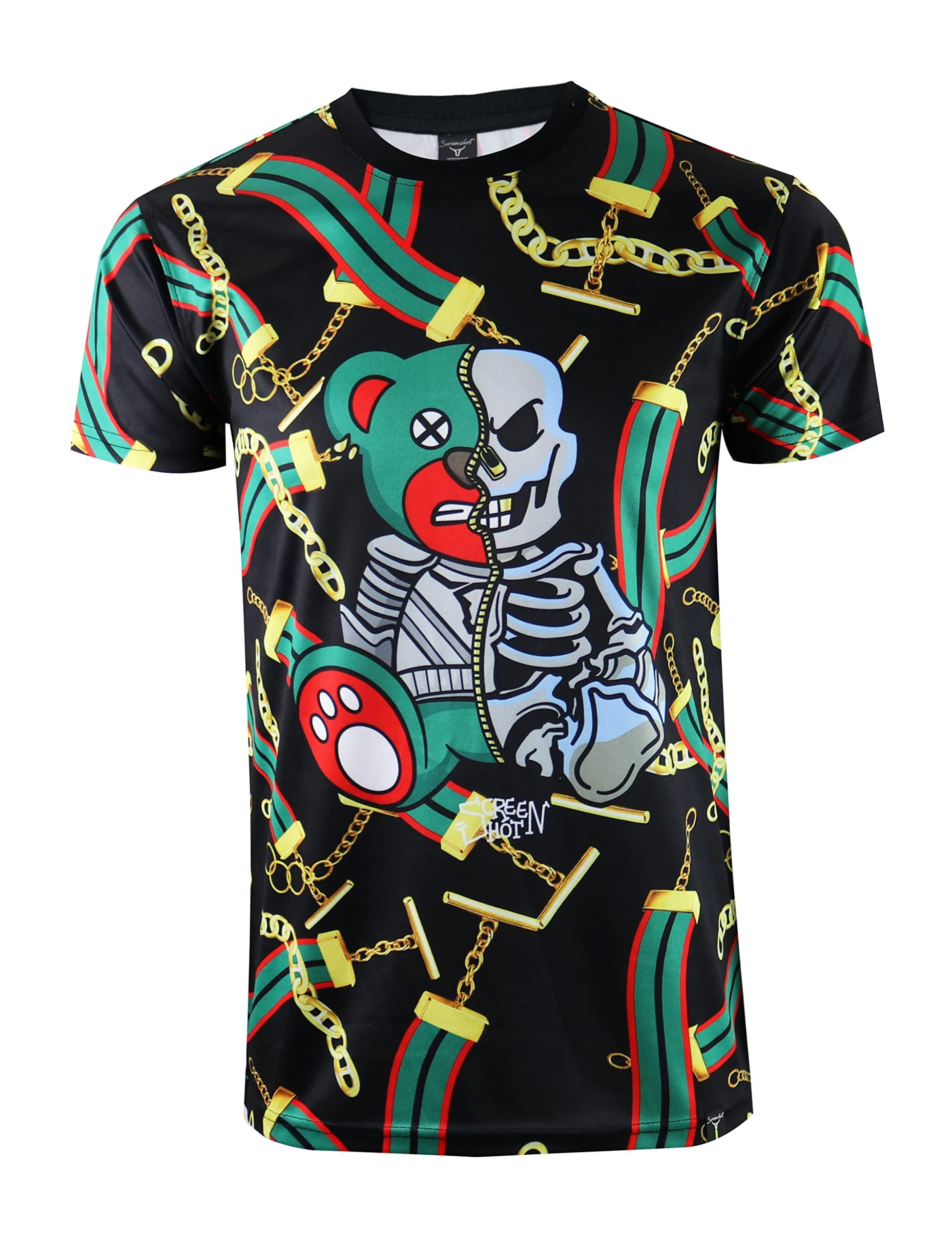 Mens Hipster Hip-Hop Premium Technique Tees - Stylish Longline Urban Streetwear Latest NYC Fashion T-Shirts