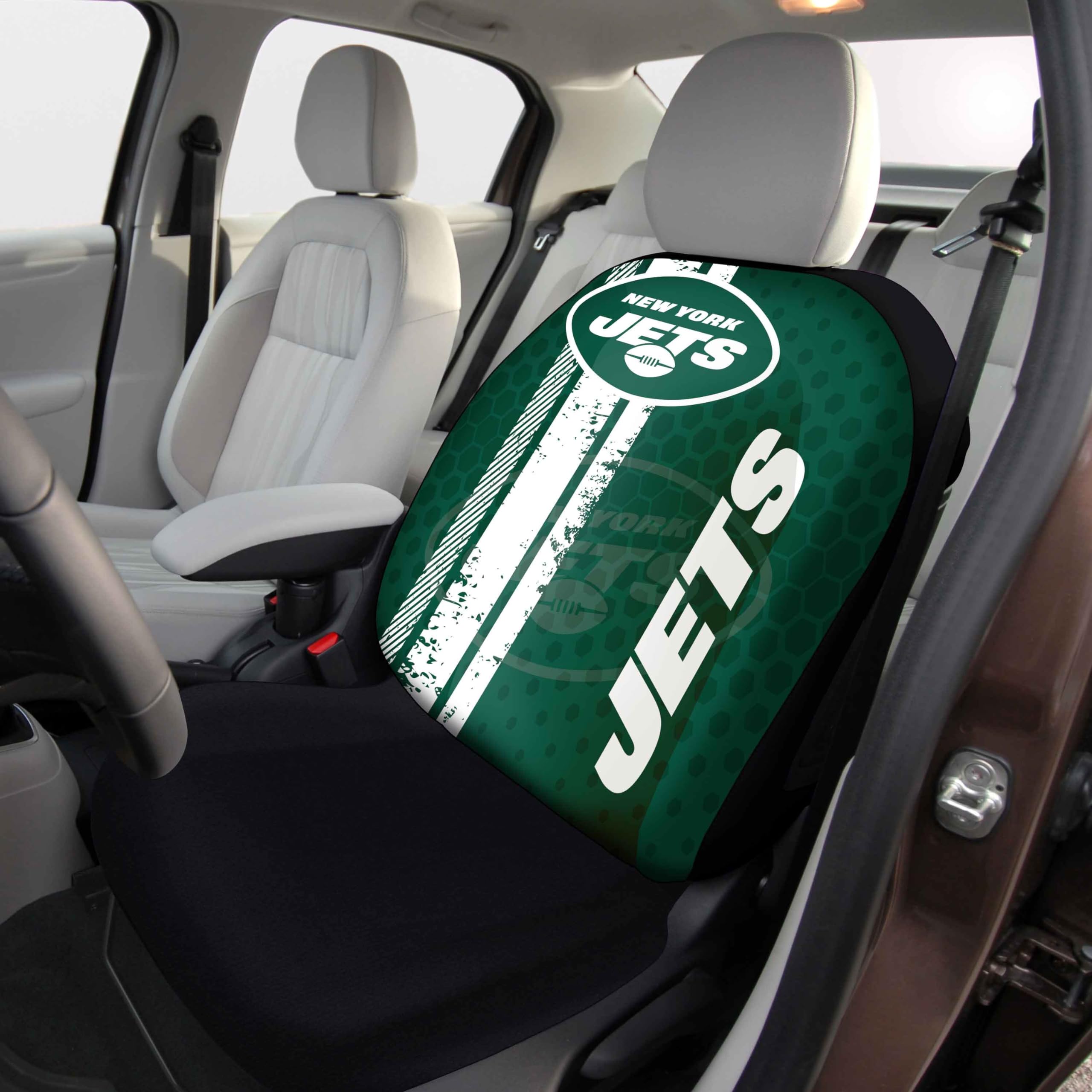FANMATS NFL - New York Jets SEATCOVERRALLY-New York Jets Rally Seat Cover - Full Color Vivid Design - 1pc