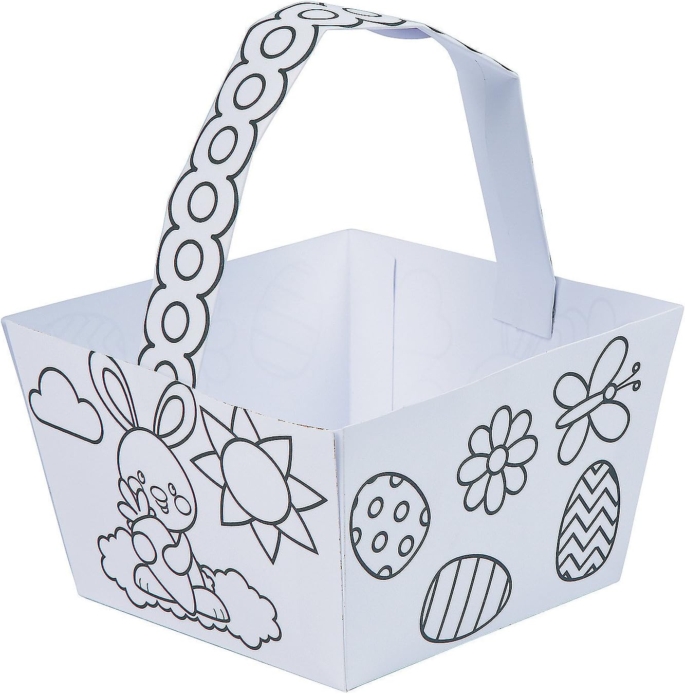 DIY Easter Baskets - Makes 12 - Crafts for Kids and Fun Home Activities