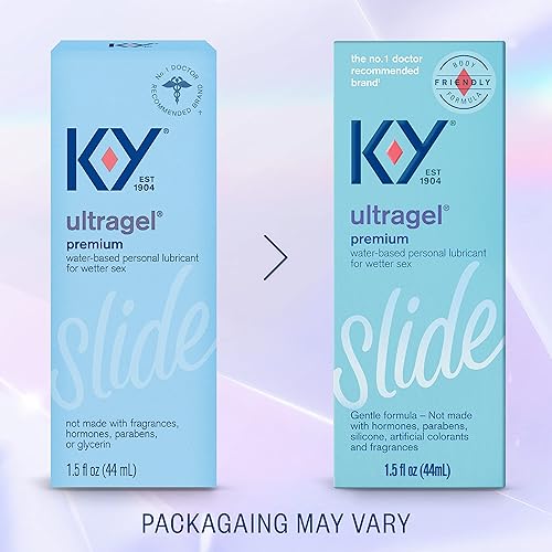 Miniatura 2 de K-Y Ultragel Lubricante, lubricante personal, nueva fórmula a base de agua, seguro para el sexo anal, seguro de usar con condones de látex, para
