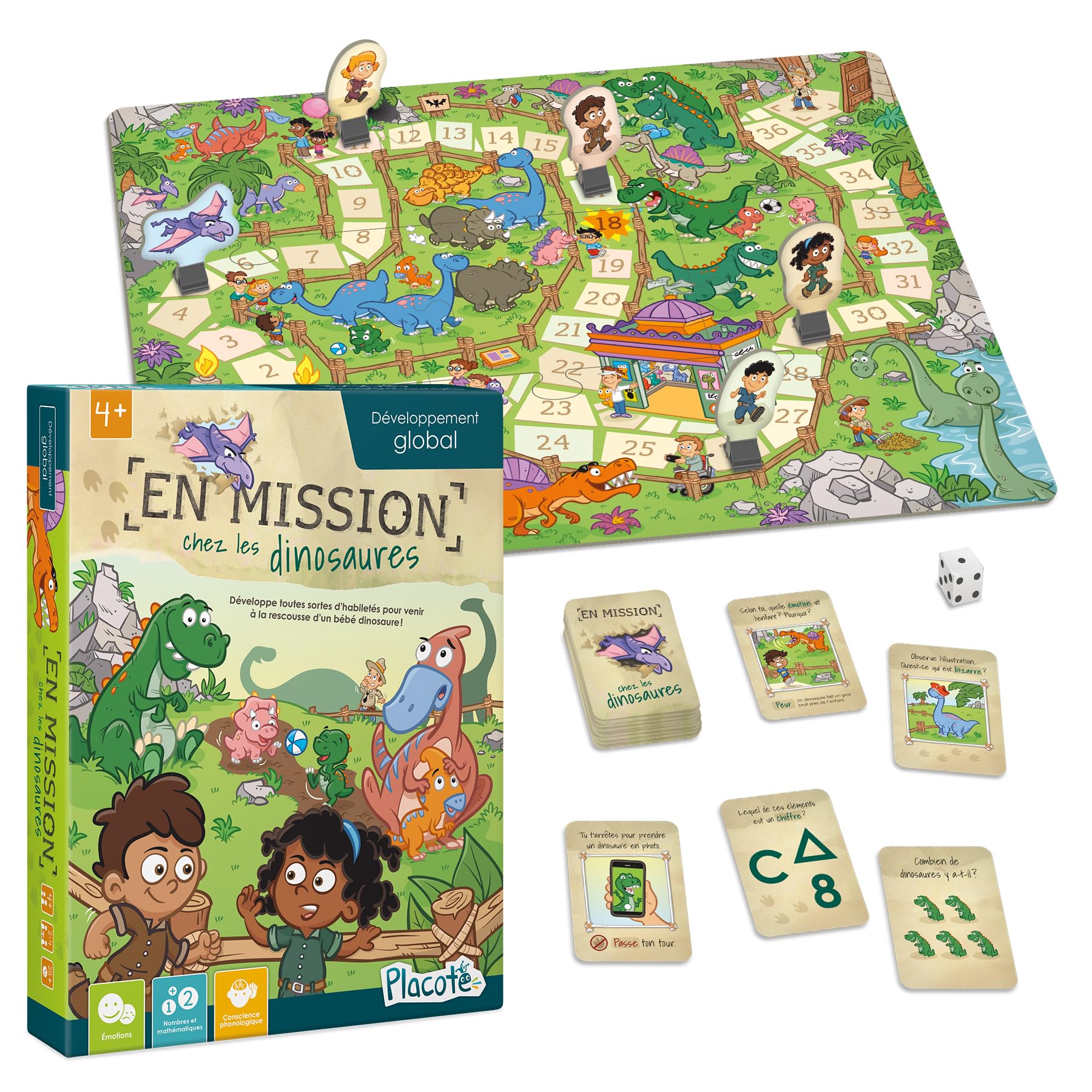 Placote - en Mission chez Les Dinosaures, 2D