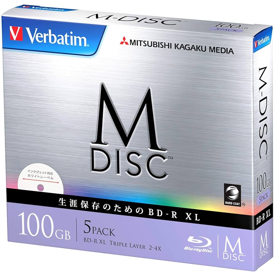 Amazon.co.jp: Verbatim バーベイタム M-DISC 長期保存