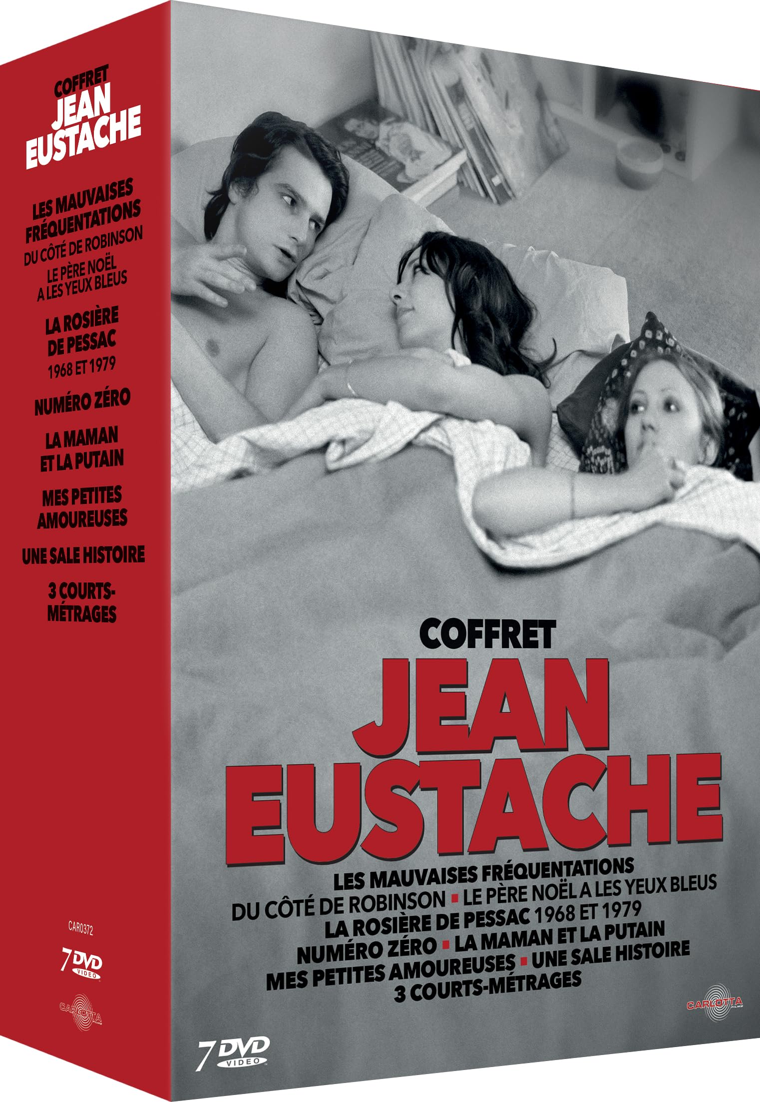 COFFRET JEAN EUSTACHE - 7 DVD plus LIVRET [HD DVD]