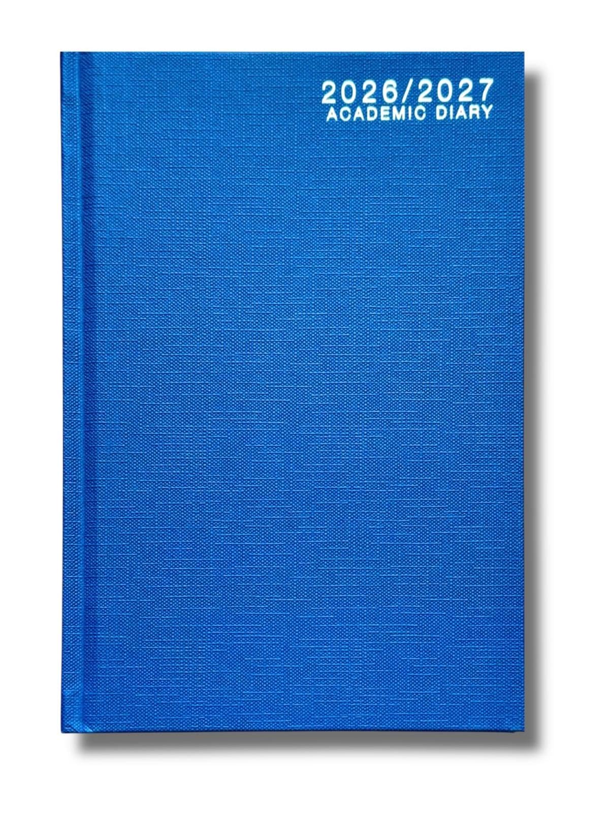 2026-2027 Academic A4 Day to Page Diary School Year Hardback Student Teacher (Blue) โ image 1