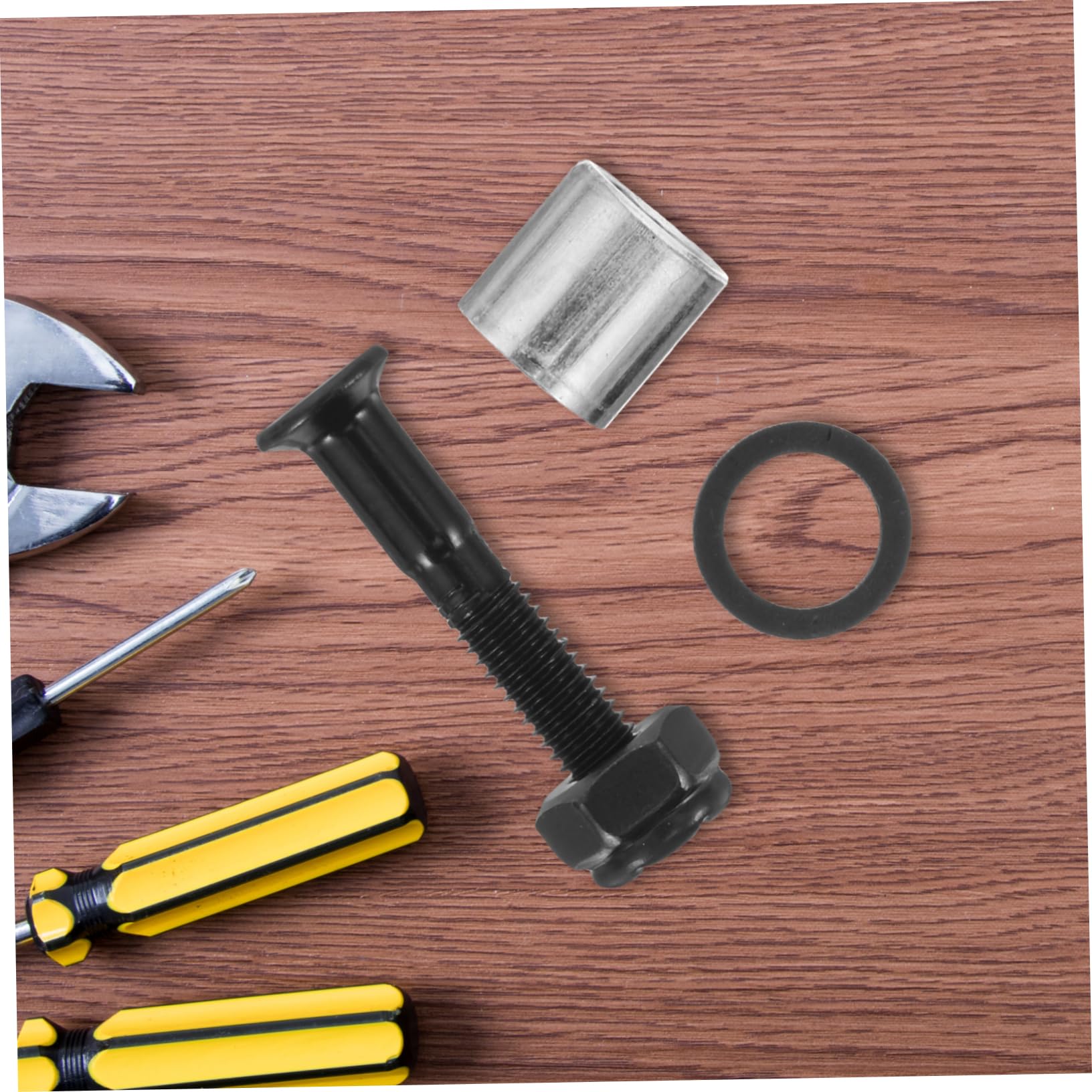 BESPORTBLE Skateboards Fixing Kit Set Portable Tools Bearing Spacers Hardware for Enhanced Stability Balance