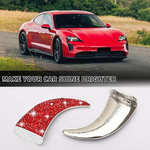 Miniatura 7 de WINKA Calcomanías brillantes de decoración con diamantes de imitación en 3D para automóvil, salpicadero, camión, motocicleta, automóvil, accesorios