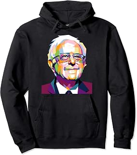 Bernie Sanders Gifts Vote 2020 Feel the Bern WPAP Pop Art Pullover Hoodie