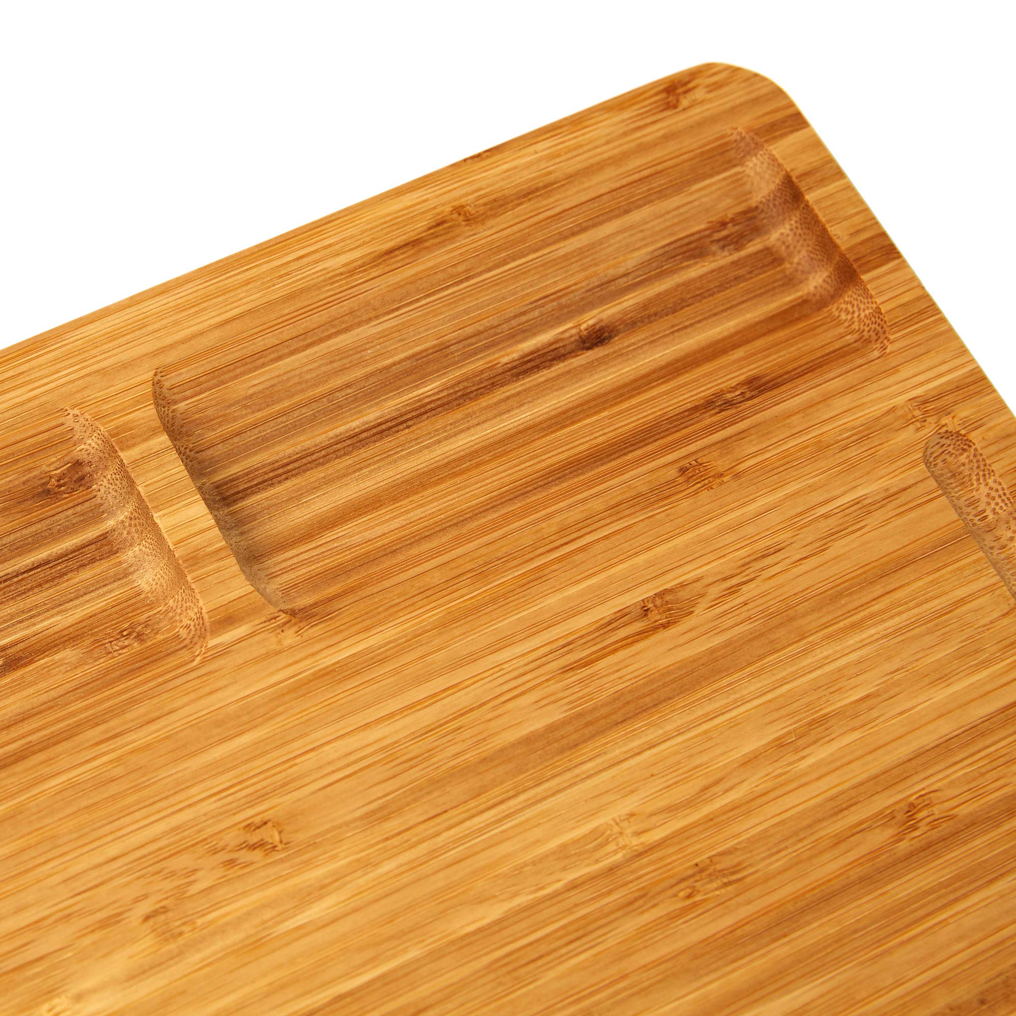 Vaiyer Bamboo Cutting Board With Juice Groove - Heavy Duty 15x9.64x0.78 Inch Kitchen Chopping Board For Meat, Veggies, Cheese - View #12