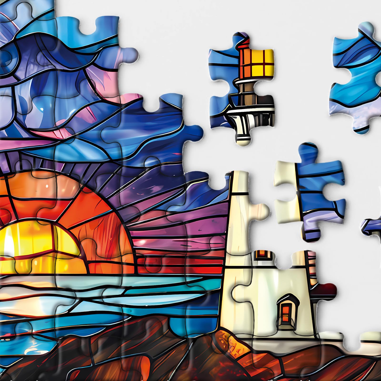 GUOHLOZ Puzzle da 1000 pezzi, puzzle per adulti, impossible puzzle