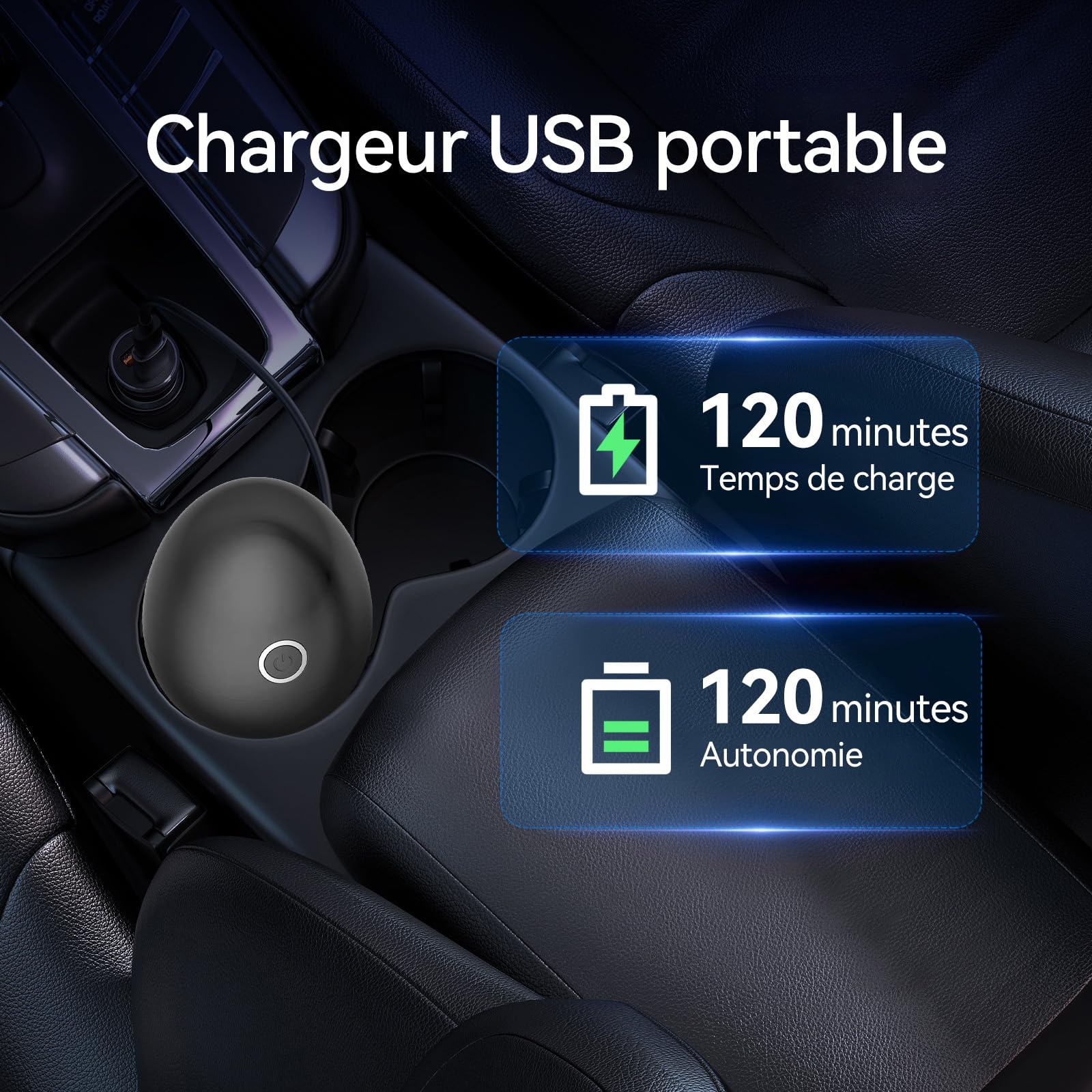 Rasoir Tete Chauve Homme, 5D Tête Magnétique Rasoir Electriques Hommes Étanche IPX7 Wet & Dry tondeuse crane chauve 120 mins d'autonomie tondeuse cheveux hommes Chargement USB-C