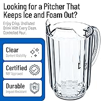 Vista 3 de Carlisle FoodService Products 553807 Jarra de plástico, 48 onzas, transparente
