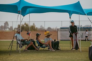Neso Party Tent, 8 Ft Height, 11X22 Ft, 23 Pounds, Canopy Event Tent for On and Off The Beach Teal