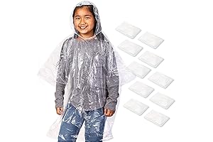 Juvale Disposable Kids Rain Ponchos: Affordable Protection for Little Adventurers