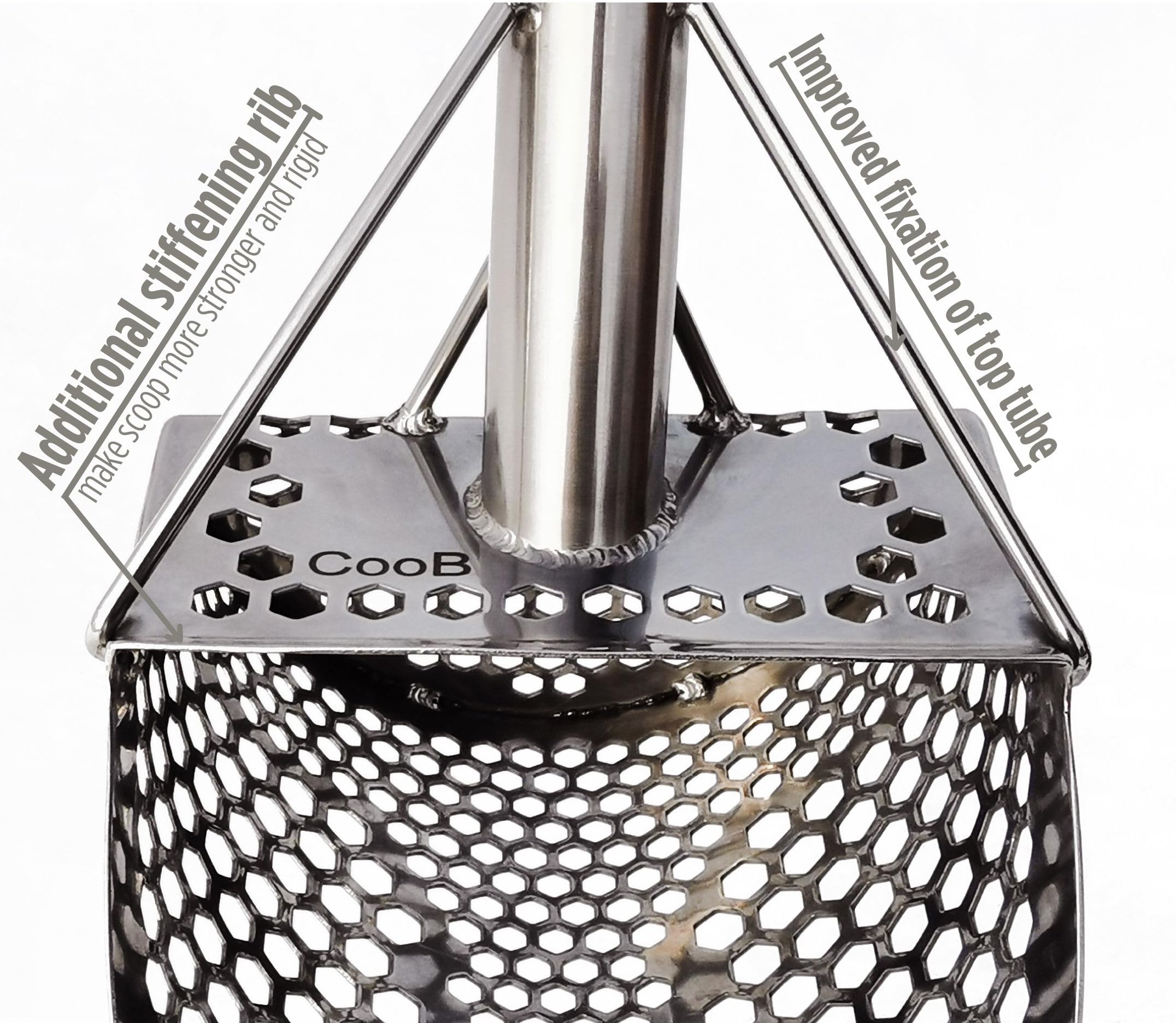 CooB Sabbia Paletta Piccola Pala in Acciaio Inox rilevatore di Caccia Tool by
