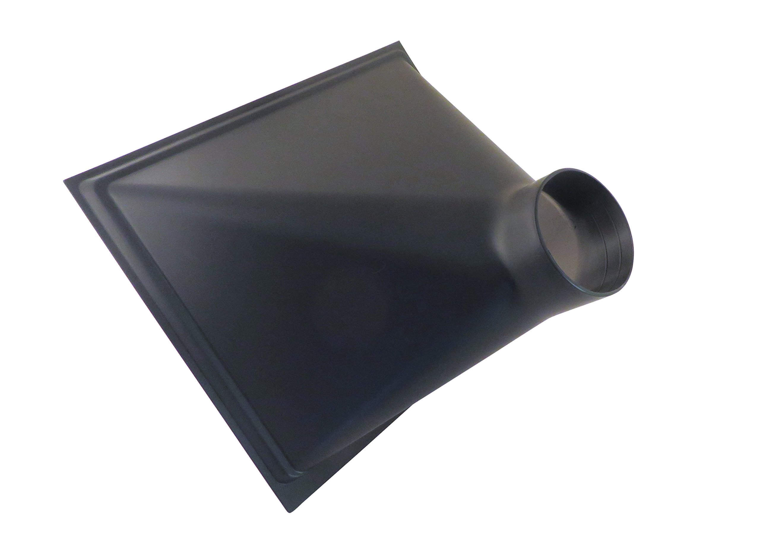 Gigantic Big Gulp 13 x 16 x 10 Inch Deep ABS Plastic Dust Hood with 4 Inch OD Opening for Dust Collector Systems 73464