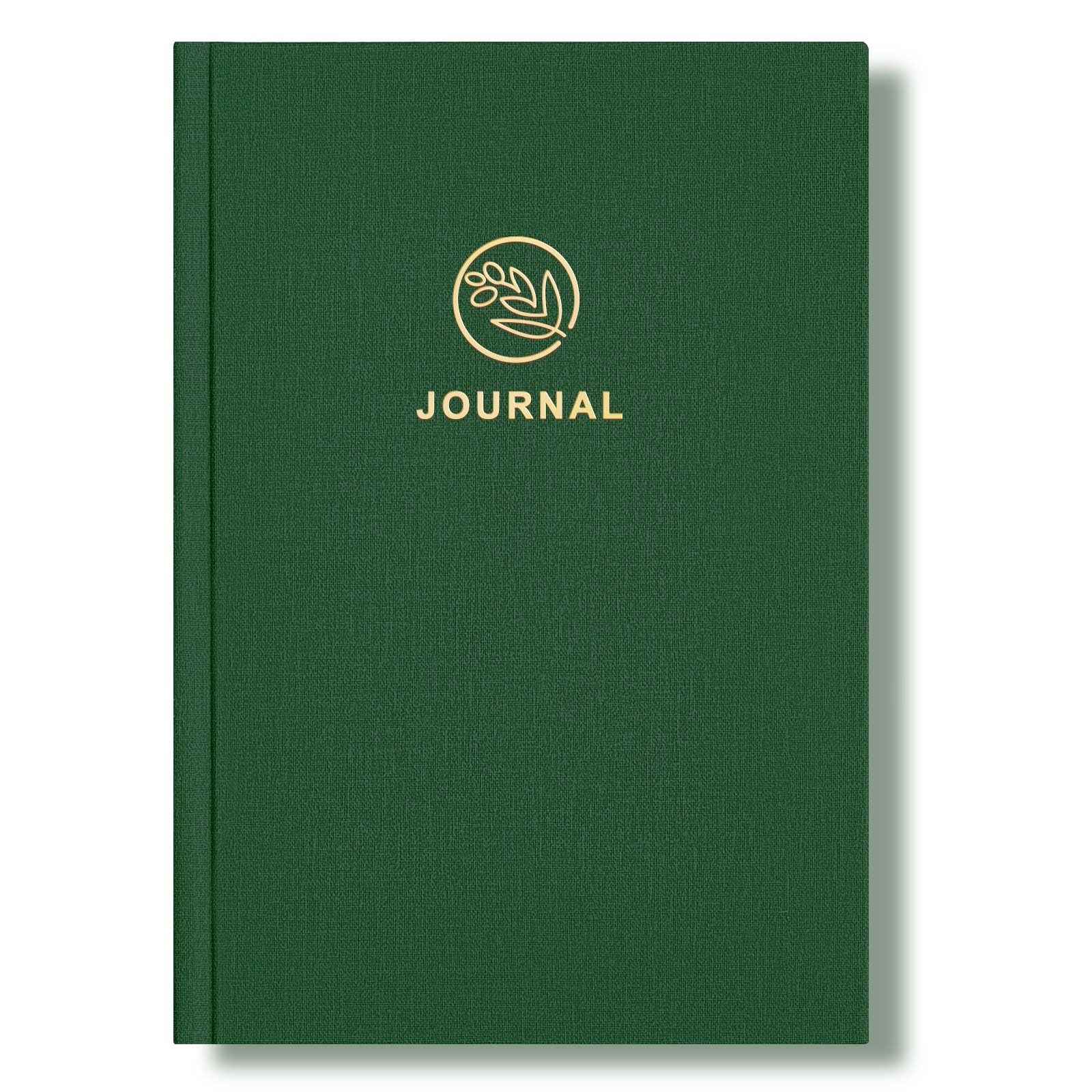 TSFPapier Lined Journal Notebook for Women Men,A5 Hardcover Cloth Wove Leather Journals For Writing,Work College Ruled Notebooks for Note Taking, Diary Journals 5.7"×8.3"(Dark Green)