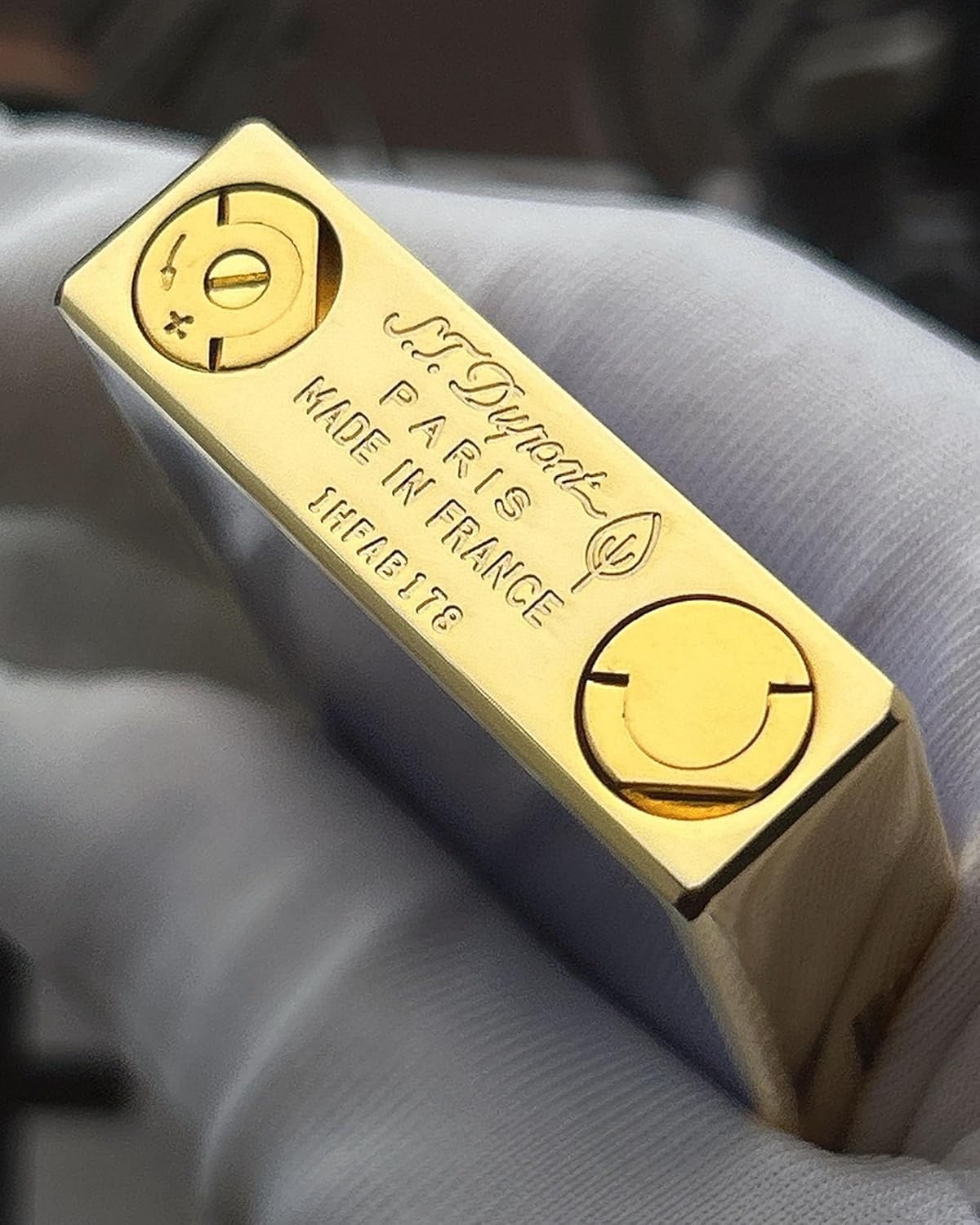 美品】S.T.Dupont デュポン 高級ガスライター ライン2 着火確認済み