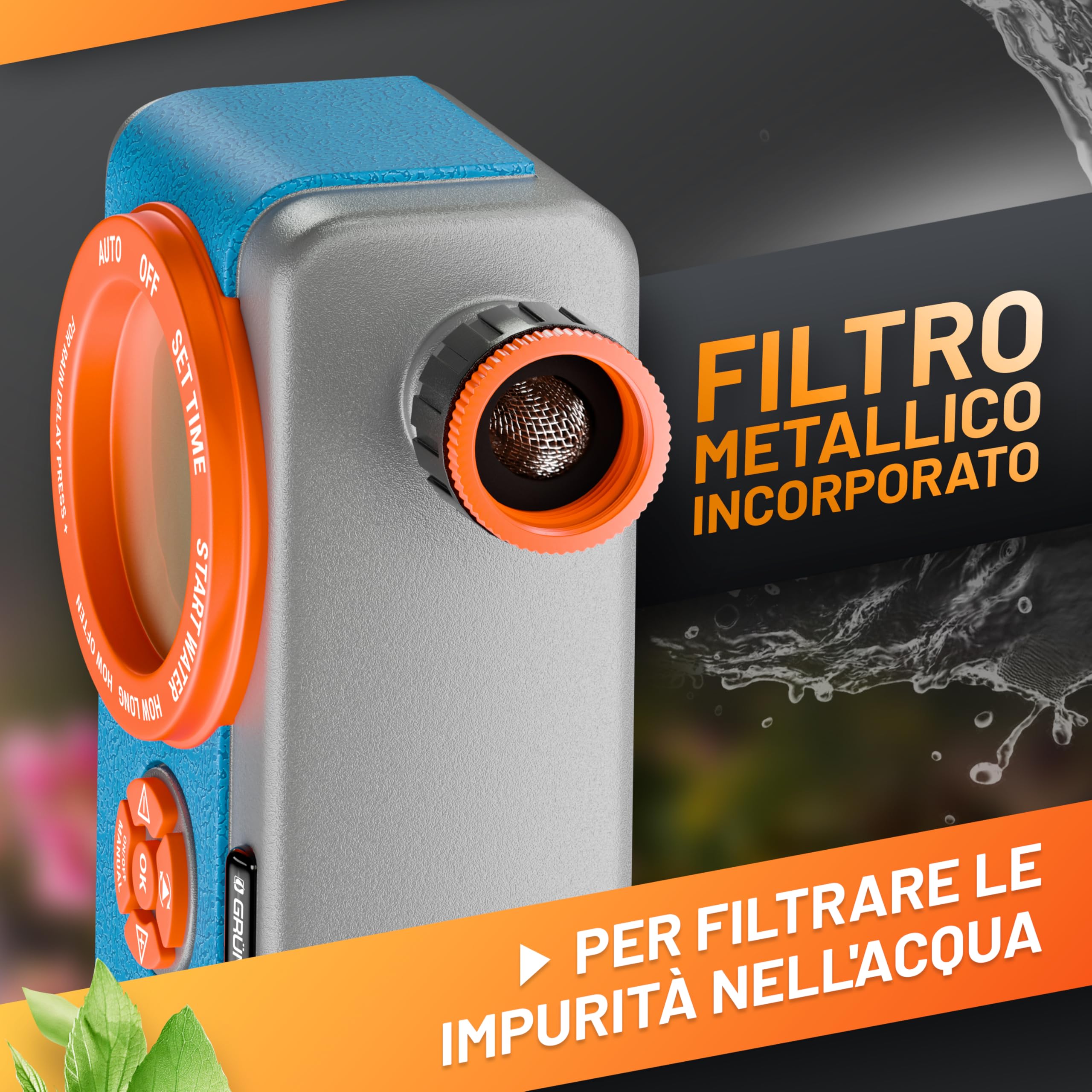 GRÜNTEK Centralina per irrigazione (Timer Automatico)