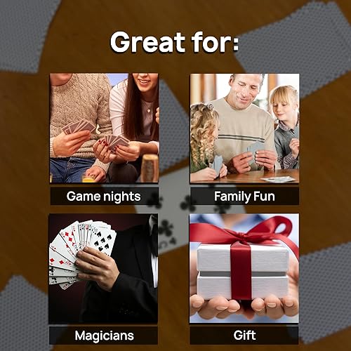 Miniatura 7 de Regal Games  Juego de cartas a granel  2 juegos de 12  Rojo y azul  Paquete de 24  Tamaño de póquer, índice estándar  para Blackjack, Euchre, juego