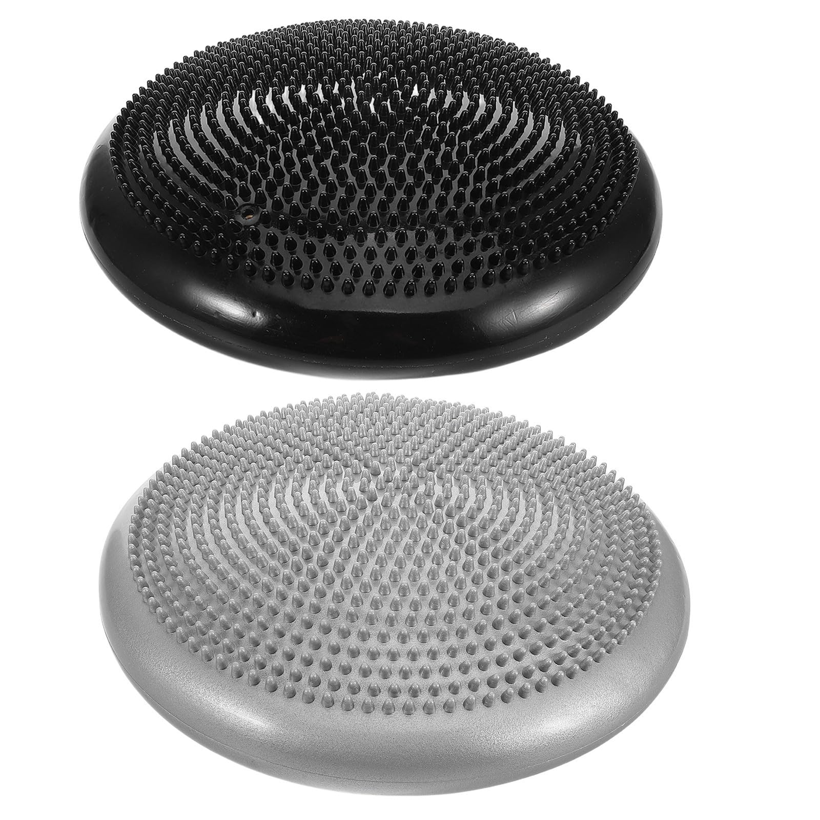 2 Stück Aufblasbares Rundes Yoga Balance Kissen aus Pvc