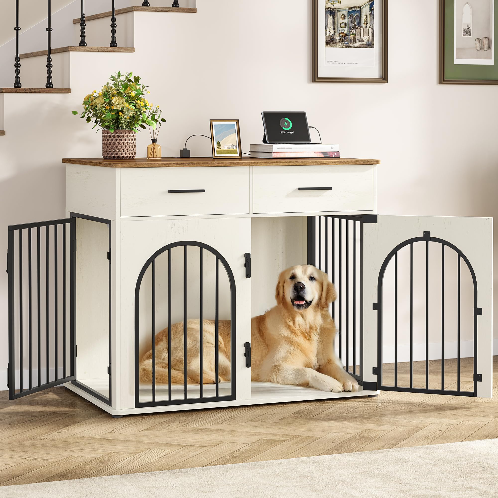 Hzuaneri dog crate furniture