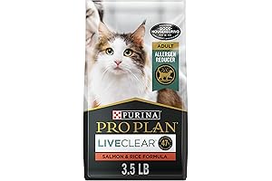 Purina Pro Plan High Protein Cat Food, Allergen Reducing Formula, 3.5 lb Bag