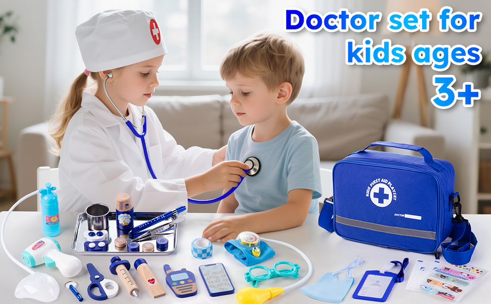 Amazon.com: EFO SHM Doctor Kit for Kids, 35 Pcs Kids Doctor Kit