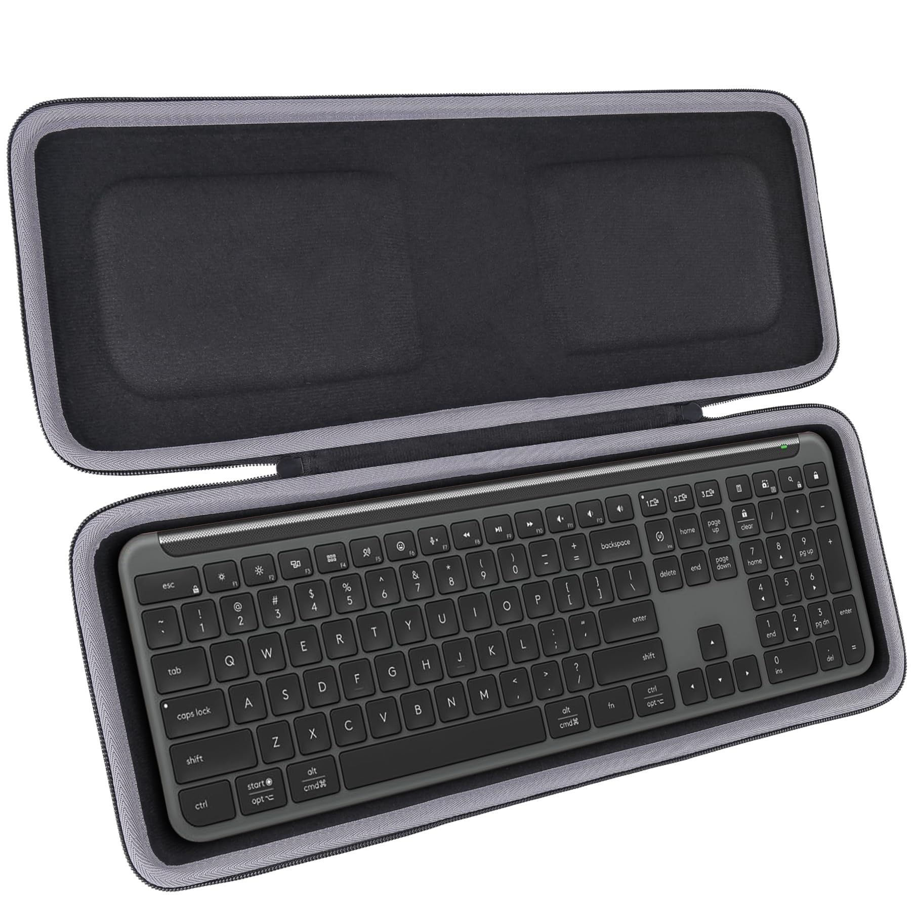 Borsa Per Tastiera Logitech MX Keys - Custodia In Neoprene Con Tasca Per Mouse, Trasporto Sicuro