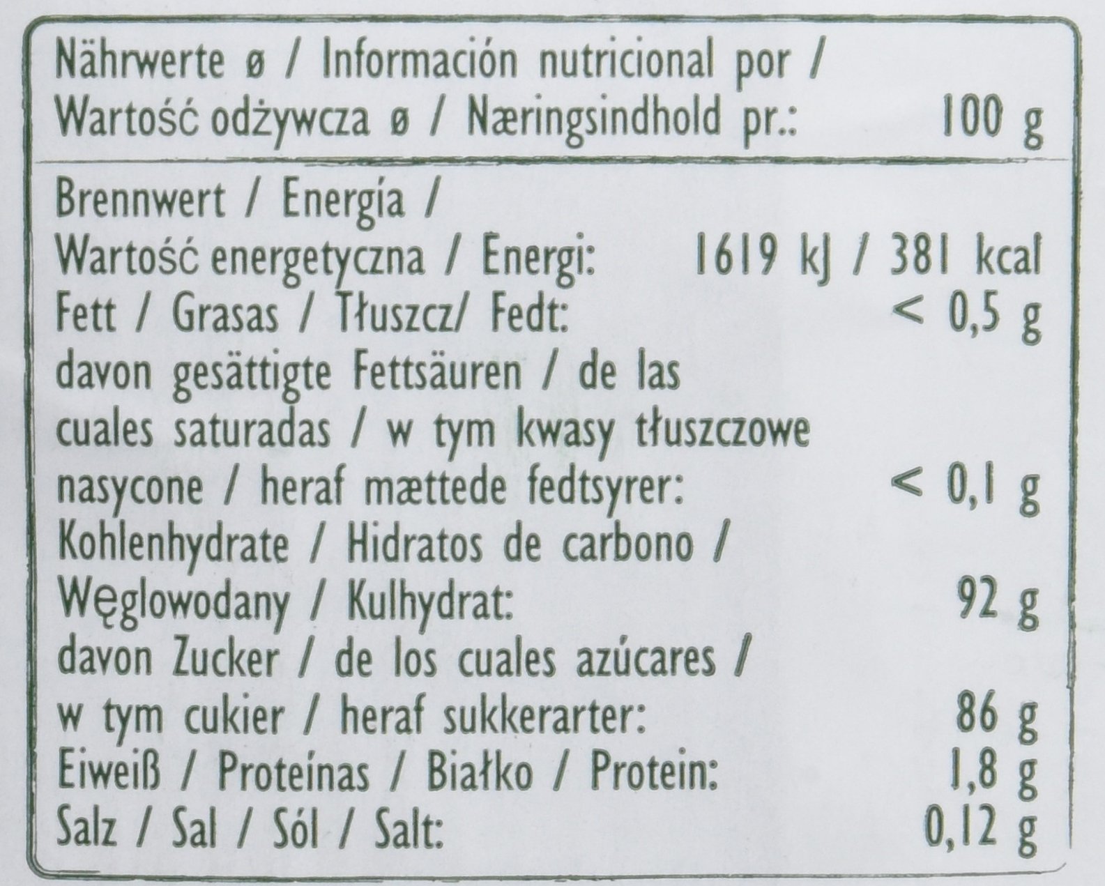 Bioasia Azúcar de Coco, Orgánica - 12 Frascos