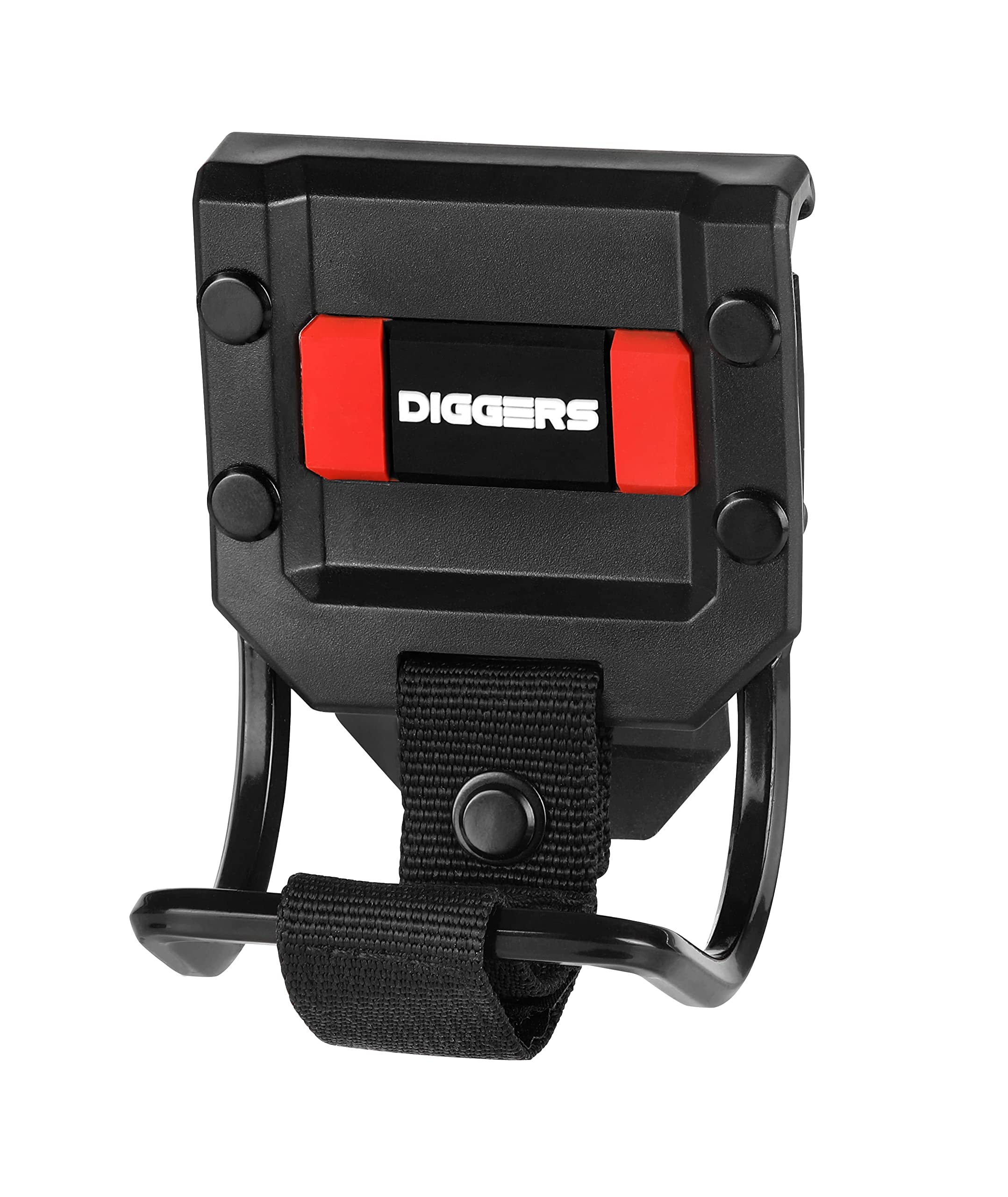 Diggers Tools - Hammerhalter für Gürtel - [ Profi Quick Klik System ] Flexibel Kombinierbare Hammerschlaufe für Gürtel- Hochwertige Gürteltasche Werkzeug für Elektriker, Dachdecker & Zimmerer