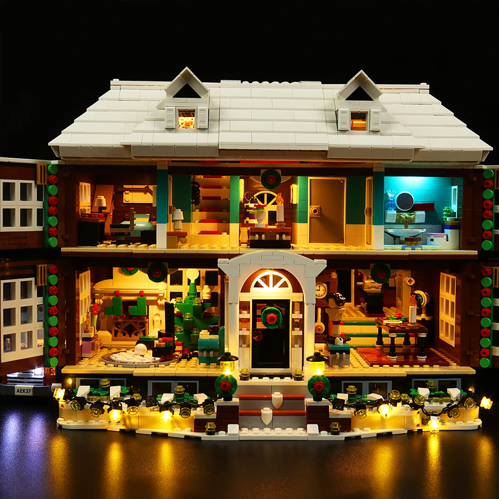 Led Light Kit for Lego Home Alone Led Lighting Set for Lego 21330 Home Alone - Not Include Models, Just Light Set(Music Version) - Image 3