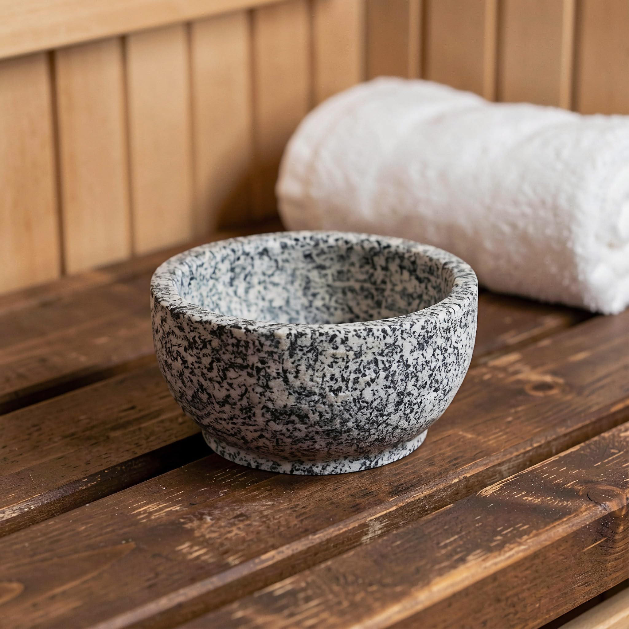 Gatuida 2 difusores de Aceite para Sauna, Taza de aromaterapia de Piedra