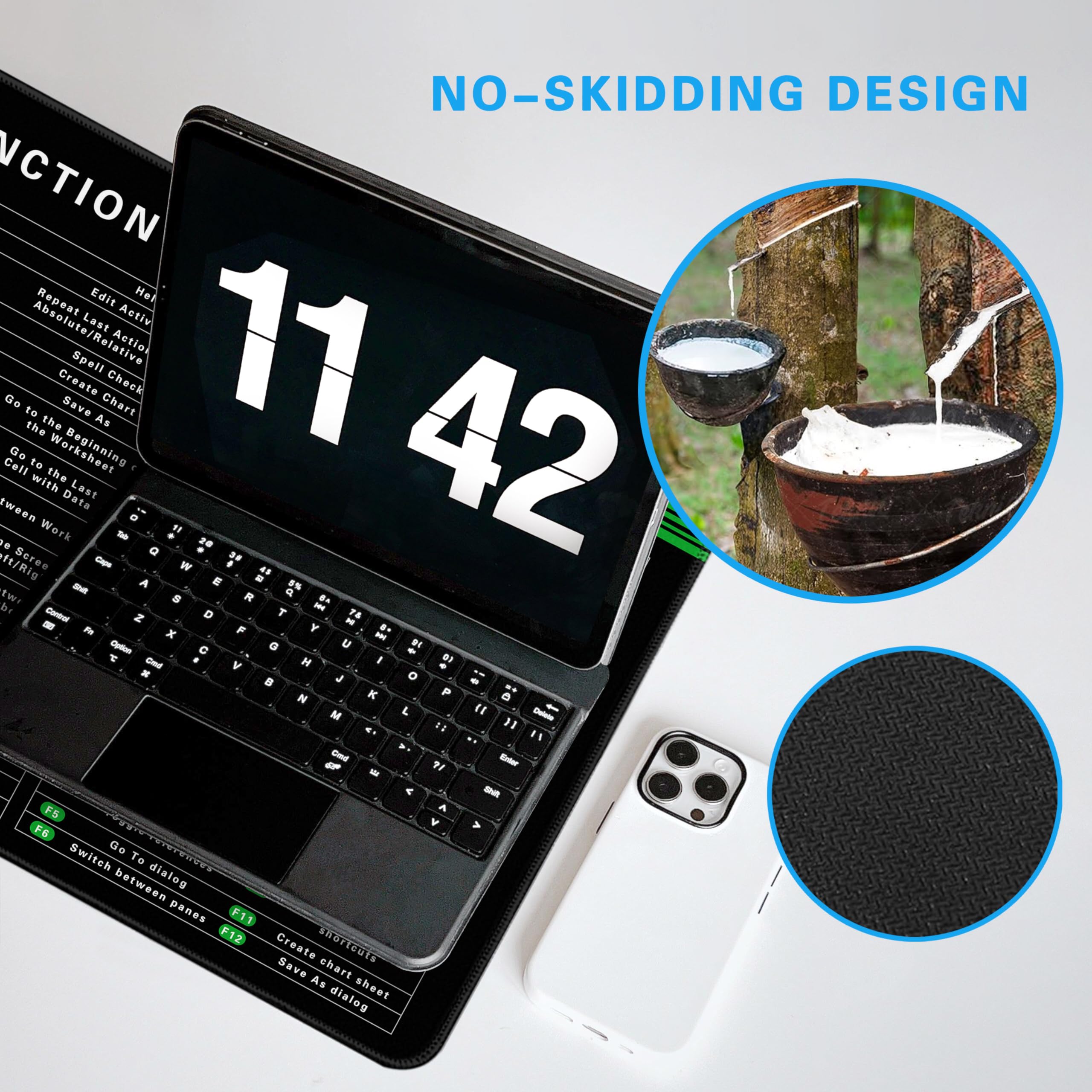 Excel Cheat Sheet Desk Pad 31.5" X 11.Excel Mouse Pad With Shortcuts - TikTok