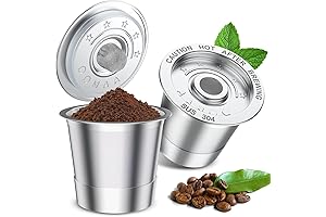 2 Pack K Cup Reusable Coffee Pods for Keurig - Stainless Steel Refillable K Cup