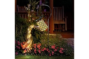 Solar Lights Outdoor Waterproof, Solar Watering Can Lights Garden Decor