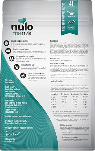 Miniatura 2 de Nulo Freestyle - Alimento seco para cachorros receta de croquetas sin granos con DHA para el desarrollo cerebral disponible para cachorros de raza