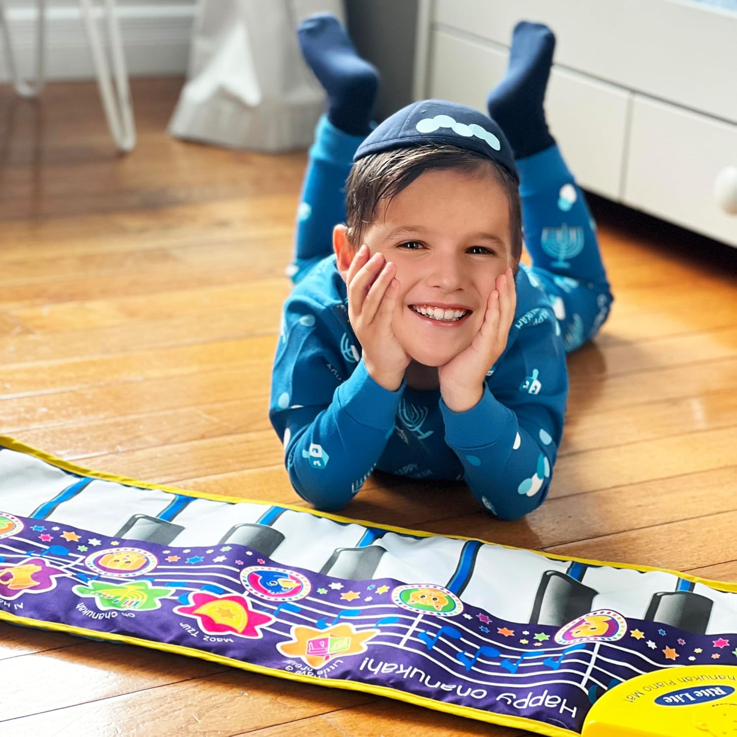 Rite Lite Hanukkah Pajamas With Menorah - Image 2