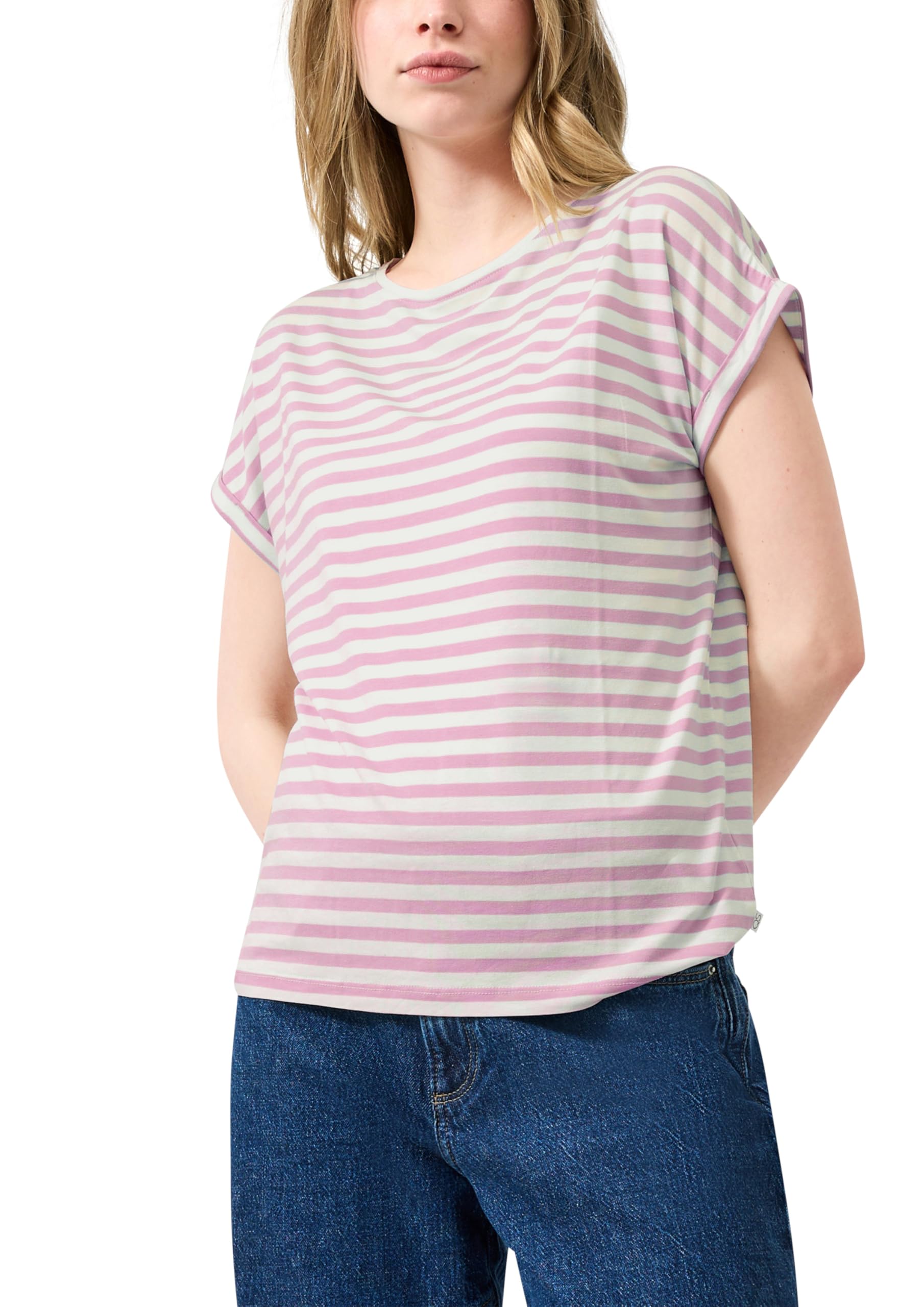 QS T-Shirt aus Lyocellmix