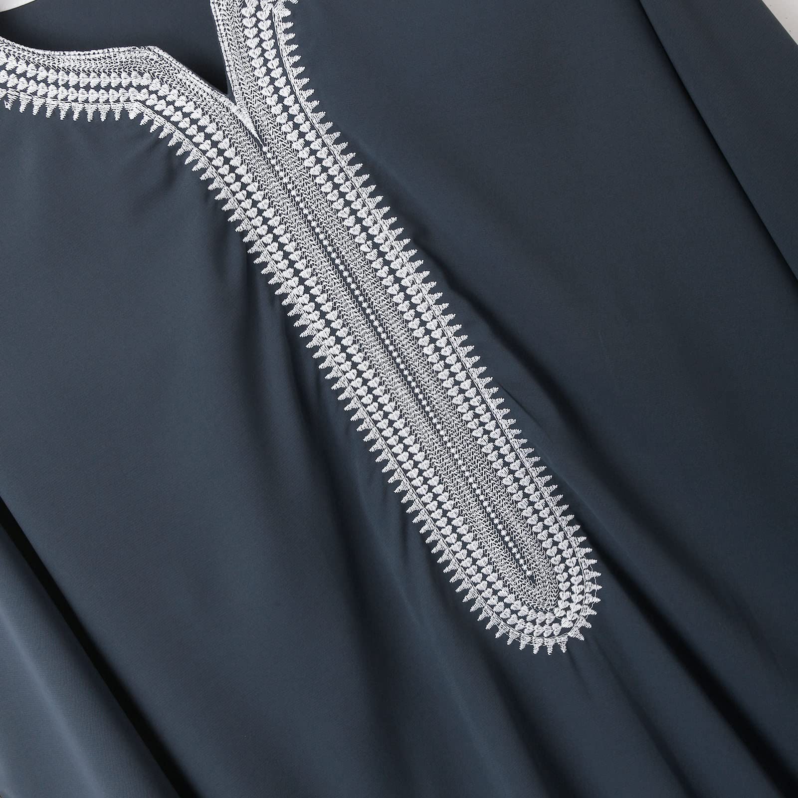 Vestido musulmán para hombre túnica caftán oriente medio saudita árabe túnicas turcas vestidos tóbe hombres ropa de oración impresión bolsillos vestidos manga larga falda musulmana