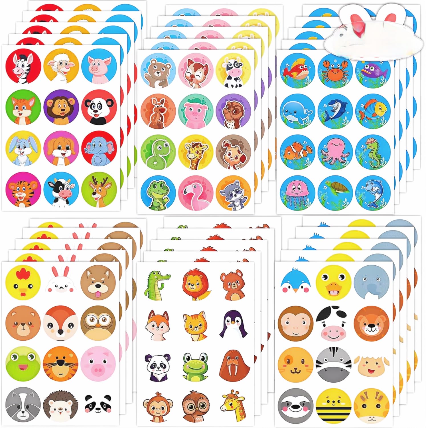 Idrese 216 Pcs Mosquito Repellent Stickers, Deet-Free Mosquito Patches for Kids Babies Adults for Indoor Outdoor Traveling Camping Sleeping