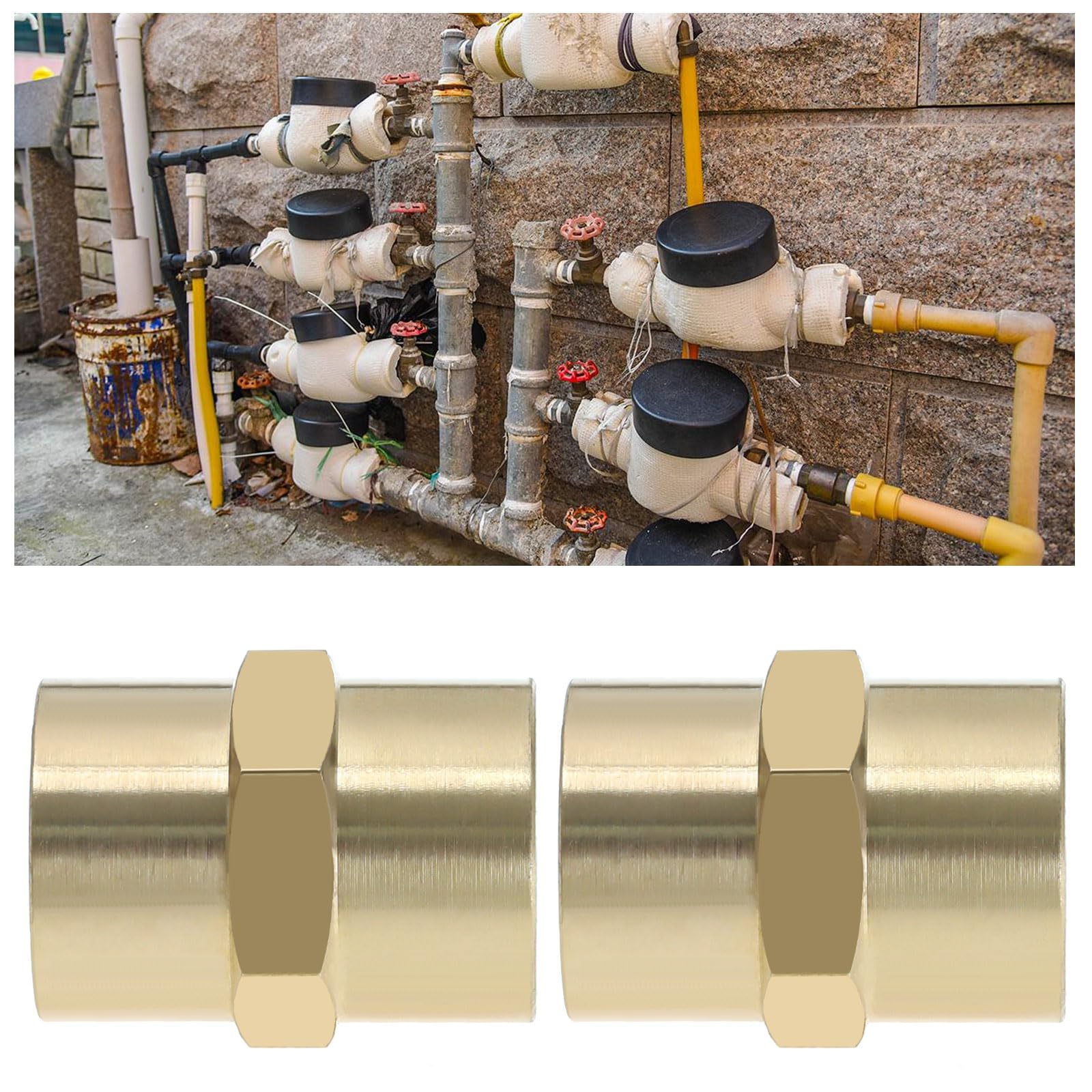 pezzi raccordi per tubi dell'aria in ottone da 6 mm, forma a T