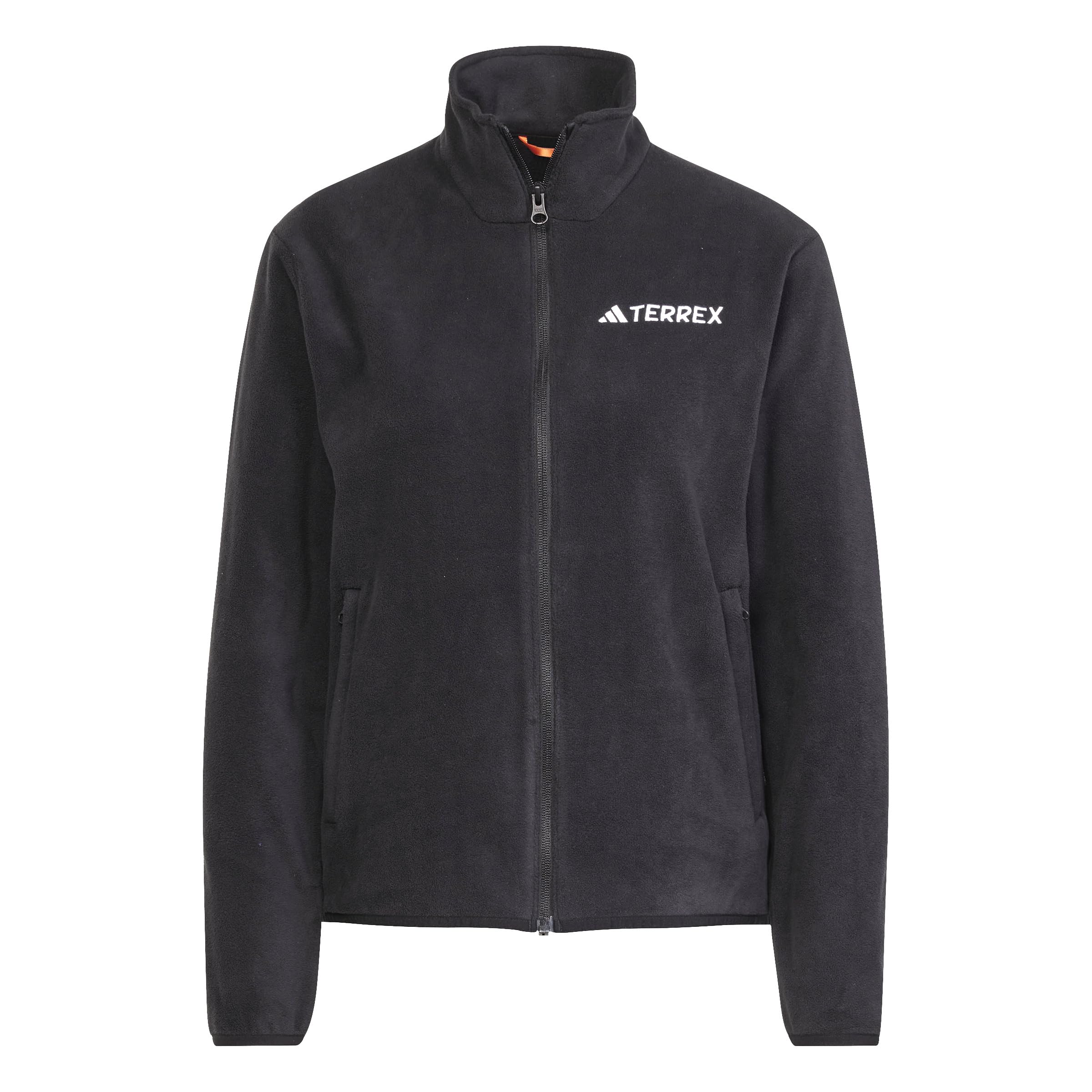 adidas Women's Terrex Multi Essentials Full Zip Fleece Jacket, black, XXL