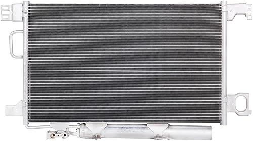 Miniatura 2 de Lynol Sistema de enfriamiento condensador de CA de aluminio compatible con Mercedes Benz C230 C280 C350 2004-2011 SL600 2006 2006 CLK350 CLK500