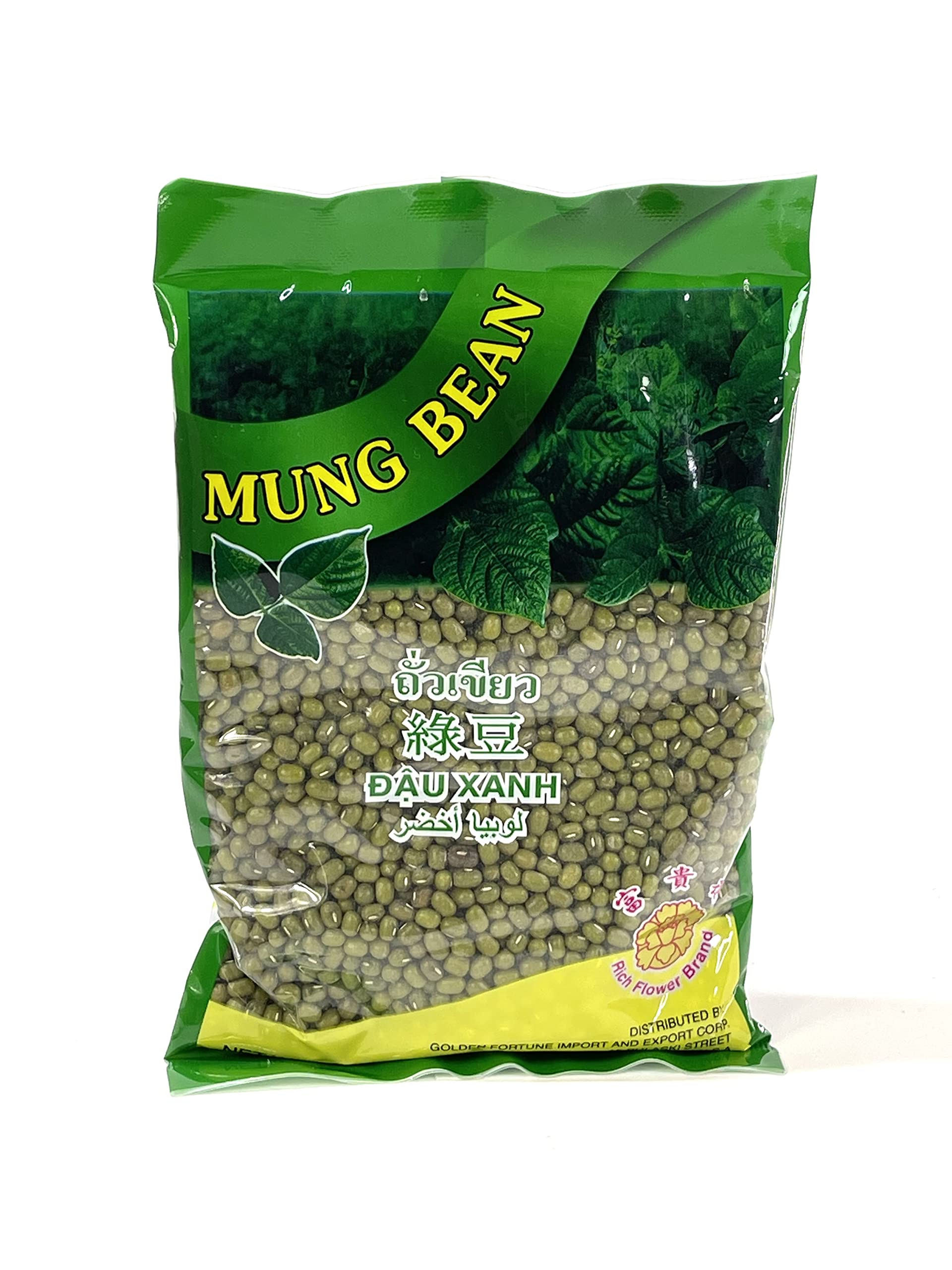 Rich Flower Brand Mung Bean MONGGO 340 g (2-PACK)