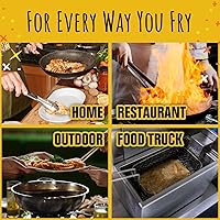 Vista 3 de FryAway Solidificador de aceite de cocina para freír, paquete de 10 unidades Solidifica 15 galones de aceites de cocina Polvo a base de plantas