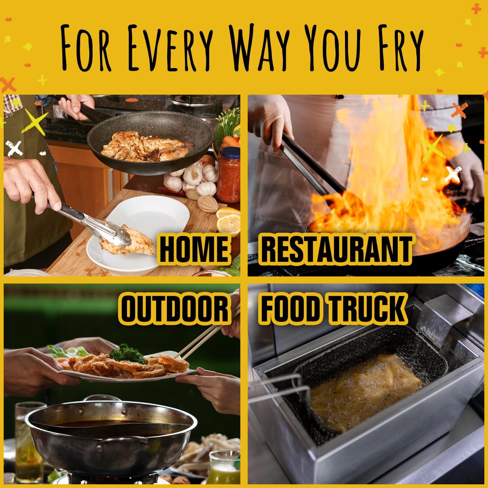 FryAway Cooking Oil Solidifier, Vegetable/Canola Oil Hardener for Easy Disposal, Natural Oils Solidifies, Grease Solidifying Powder, Waste Solution As Seen on Shark Tank, Pan Fry, Up to 8 Cups