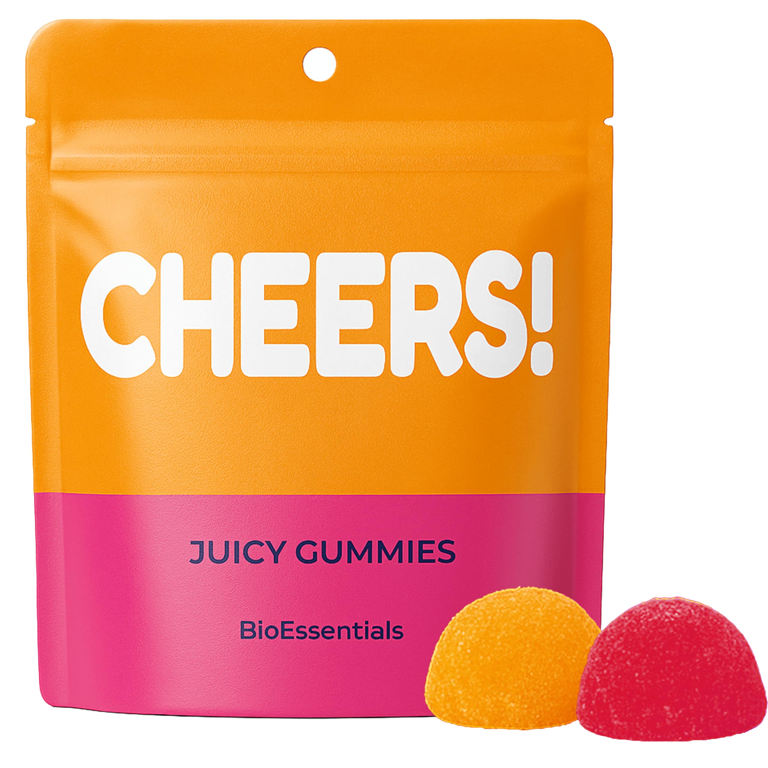 Cheers! Pre-Game – Gominolas Post-Celebración – DHM 910mg & Vitamina C – Soporte Hígado & Antioxidante – Blue Ginger 120mg & Cúrcuma + Complejo B Zinc – 18 Packs Individuales
